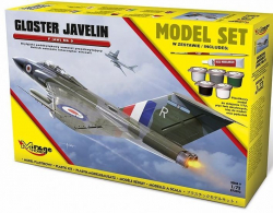 MIRAGE GLOSTER JAVELIN F AW Mk 9 Model set s farbami