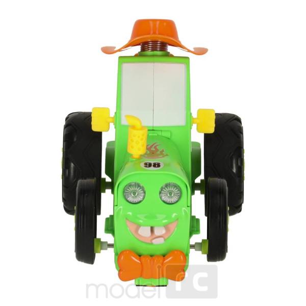 RC tancujúci traktor na diaľkové ovládanie Crazy Jumping Dancing Car zelený