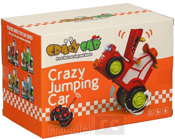 RC tancujúci traktor na diaľkové ovládanie Crazy Jumping Dancing Car zelený